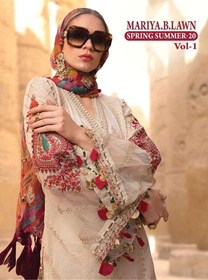 SHREE FAB MARIA B LAWN SPRING SUMMER 20 VOL 1